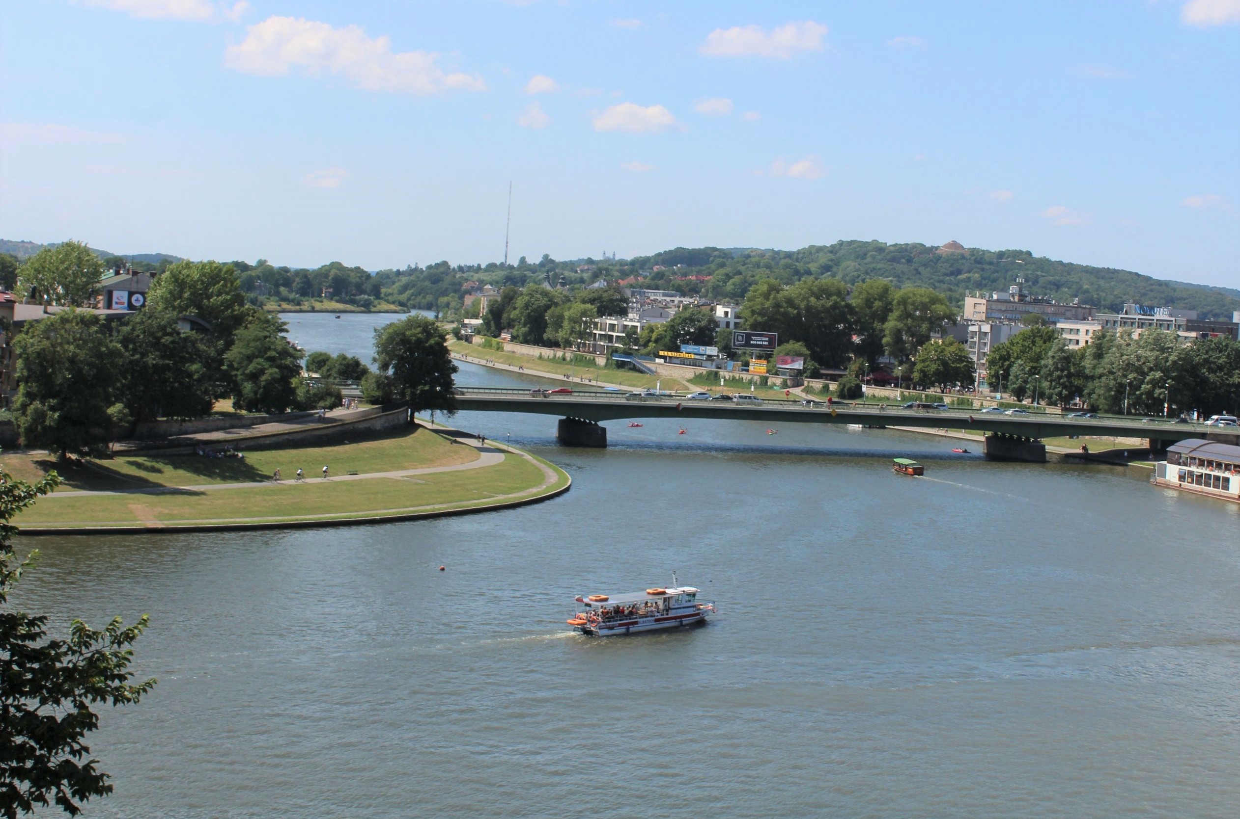 Kraków widok na Wisłę